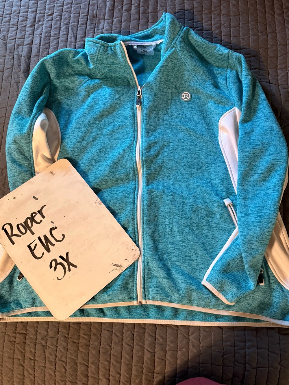 Roper women’s ' Teal Full-Zip Active Jacket - Roper